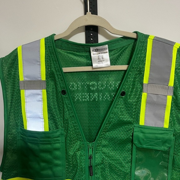 ML Kishigo Hi Viz Reflector Safety Production  Vest Sz L/XL - Picture 2 of 7